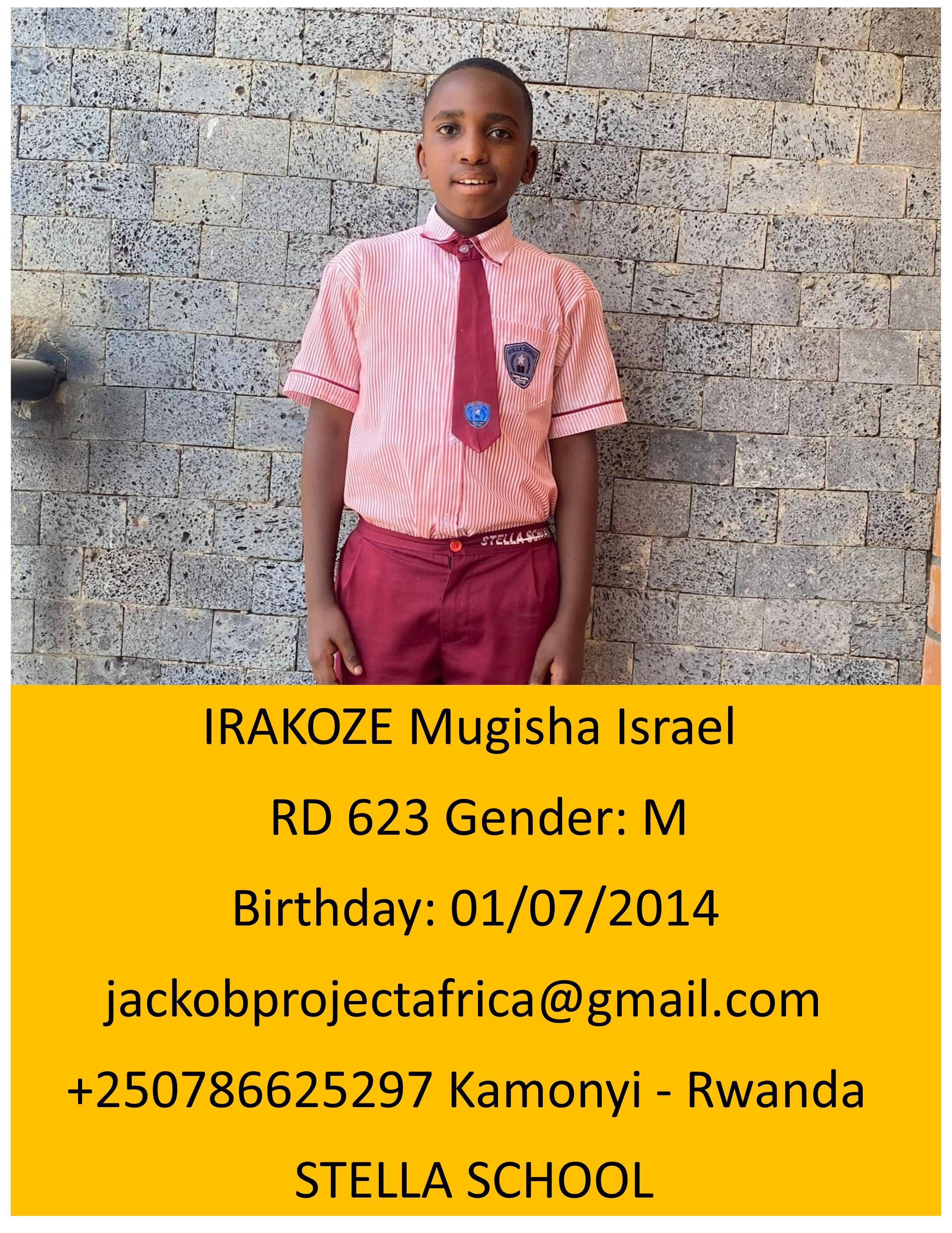 IRAKOZE  Mugisha Israel